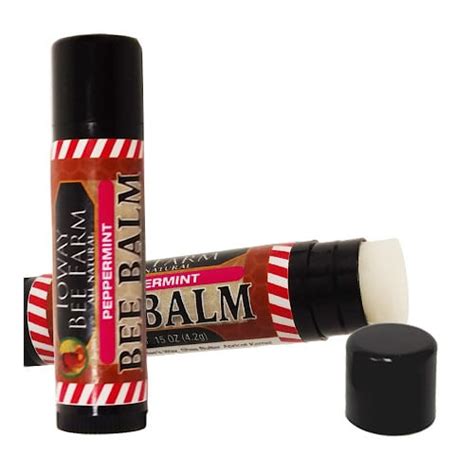 Peppermint Bee Lip Balm - IOWAY Bee Farm