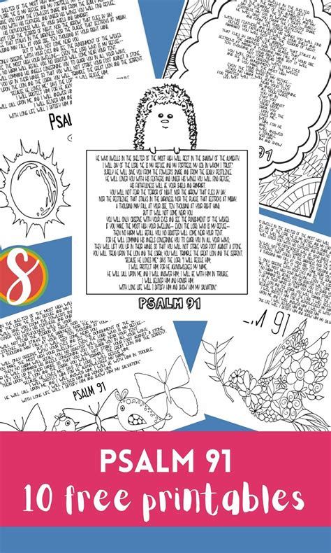 Free Psalm 91 Printable Coloring Pages In 2023 Christian Coloring