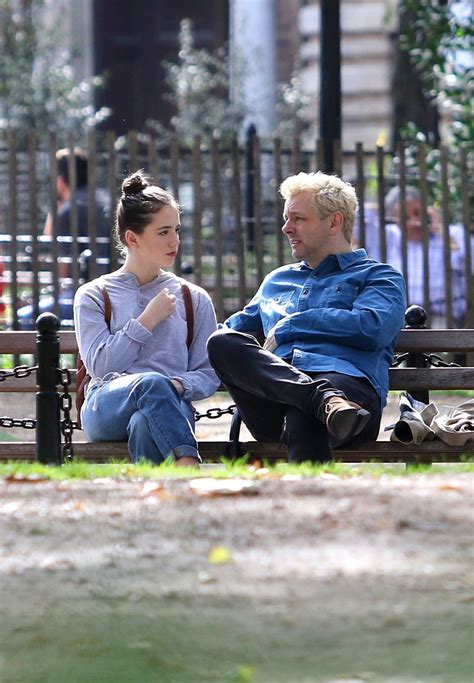 Lily Mo Sheen And Father Michael Sheen Enjoying Some Quality Time While