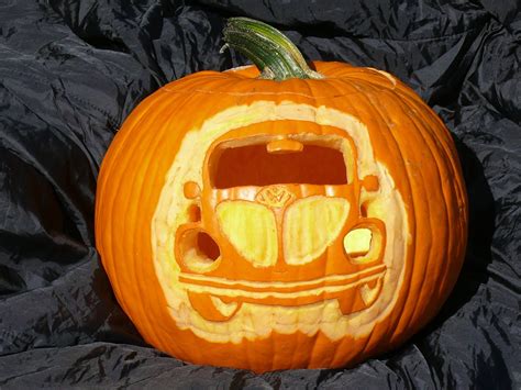 Vw Beetle Pumpkin Bug Halloween Halloween Pumpkin Diy Halloween