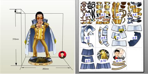 Kizaru Papercraft One Piece By Roni2402 On Deviantart