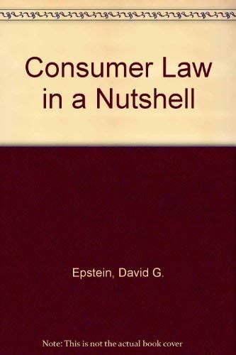 Amazon Consumer Law In A Nutshell Industries Professions