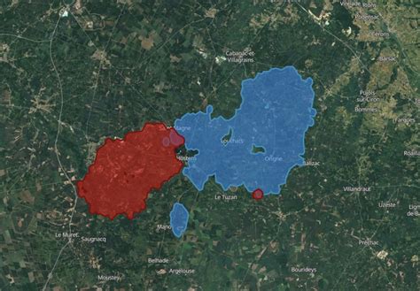 Carte Les Zones Qui Ont Brûlé En Gironde Depuis Le Début De Lété