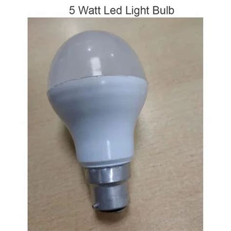 Aluminum 5 Watt LED Light Bulb, Cool daylight at Rs 50/piece in Dadri ...