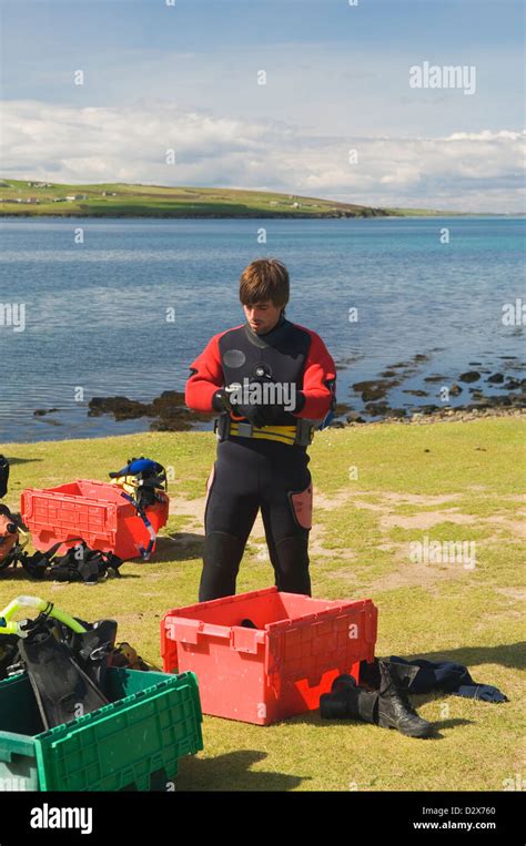 Scuba Diving In Scapa Flow Orkney Islands Scotland Stock Photo Alamy