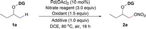 Palladium Catalyzed C Sp 3 H Nitrooxylation Of Masked Alcohols