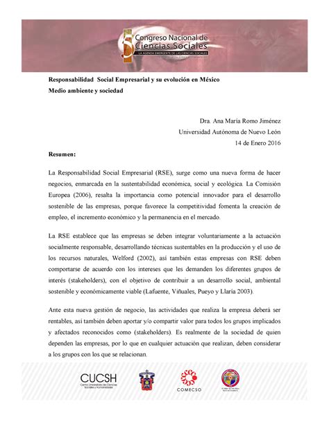 Responsabilidad Social Y Desarrollo Sustentable Conceptos Básicos