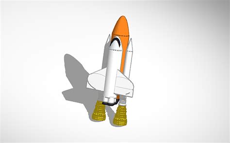 3d Design Rocket Tinkercad