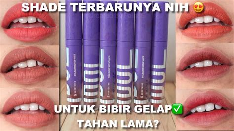 SOMETHINC IDOL BLURRY SOFT LIP MATTE WARNA BARU DIPAKAI DI WARM