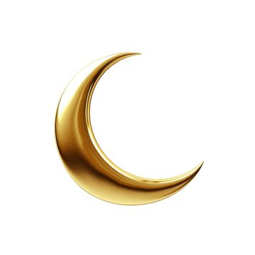 Lua Crescente Dourada Png Lua Dourado Espa O Png Imagem Para