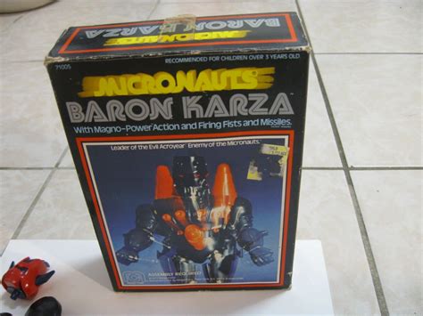 Vintage Mego Micronauts Baron Karza In The Original Box Very