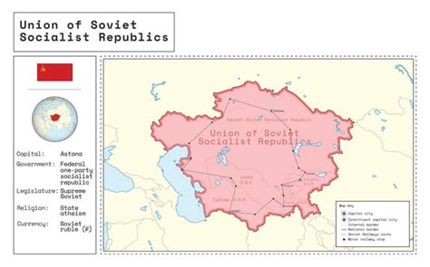 Map Of The Union Of Soviet Socialist Republics No Not That One R