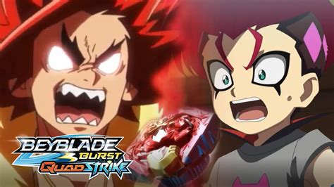 Bel Battles Xander Beyblade Burst Quadstrike Episode Exclusive Clip