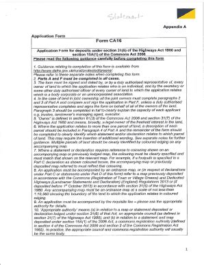 Fillable Online Form Ca Notice Of Landowner Deposits Fax Email