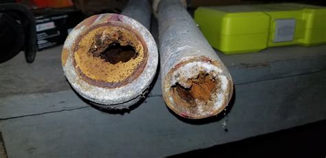 Rust Inside 100 Year Old Water Pipes Cut From My Home Rwtf