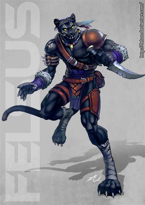 Male Phanter Ranger By Felsus On Deviantart Rpg Pinterest