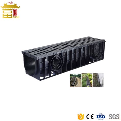 Factory Supply Recyclable Plastic HDPE Linear U Shape Drainage Ditch