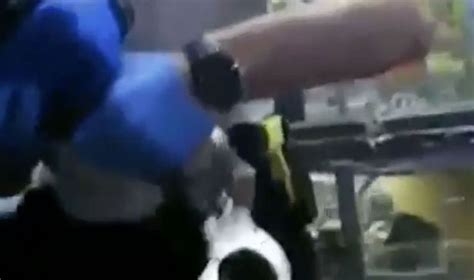 Police Officer Sacked After Being Caught On Video Threatening To Choke The Life Out Of Suspect