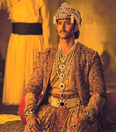 Hrithik as Akbar in the movie Jodha Akbar(2008)