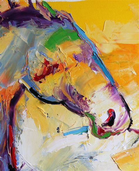 Contemporary Artists Of Texas Color Fast Contemporary Horse Paintings