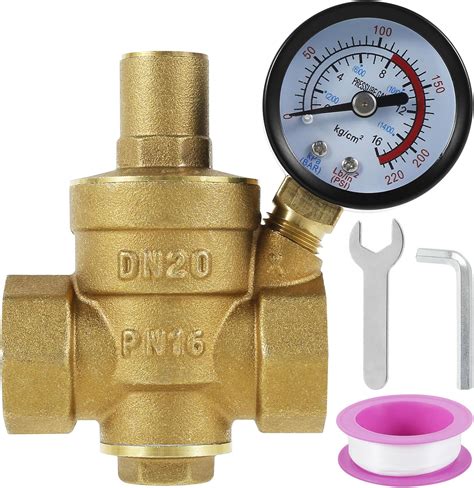 Aiokmbr R Ducteur De Pression De L Eau Pouces Dn En Laiton Valve