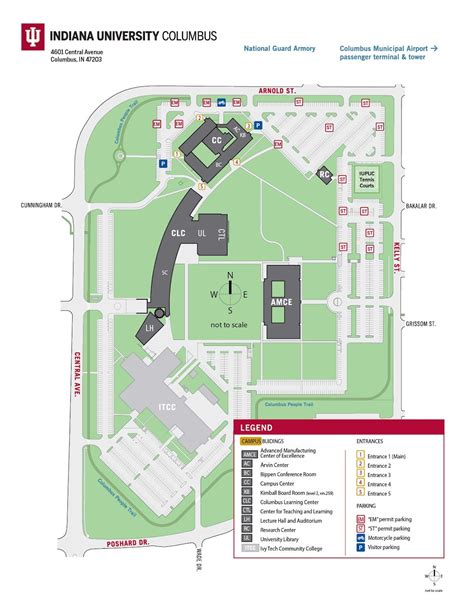 Parking And Directions Visit Admissions Iu Columbus Indiana