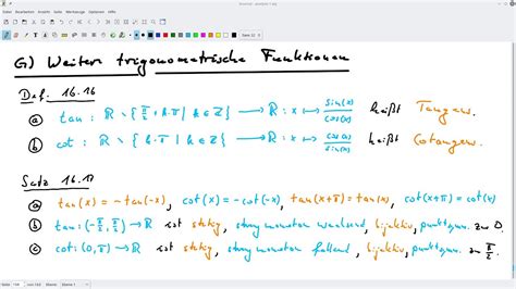 Analysis Teil Woche Spezielle Funktionen G Weitere