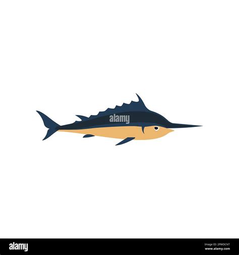 Swordfish cartoon illustration Stock Vector Image & Art - Alamy