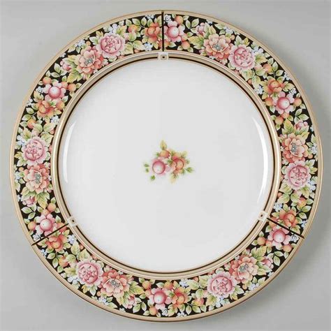 Wedgwood Clio 13 Chop Plate Flower Border 6724104 Ebay