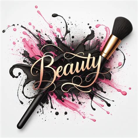 Logotipo De Maquillaje Foto Premium