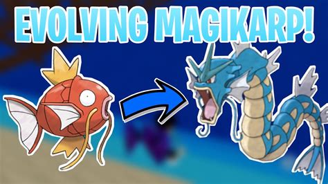 EVOLVING MAGIKARP ROBLOX POKEMON BRICK BRONZE YouTube