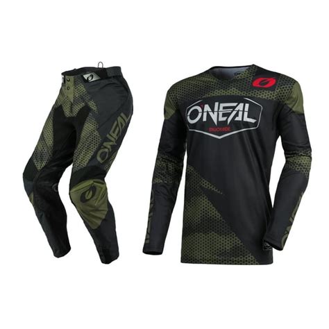 Oneal Mayhem Lite Covert Blackgreen Motocross Dirt Bike Offroad Mx