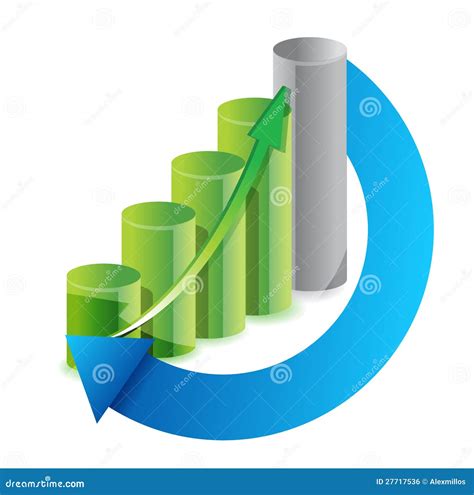 Business graph cycle stock illustration. Illustration of concept - 27717536