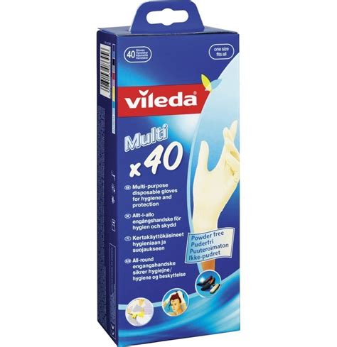 Vileda Multi Latex Kertakäyttökäsine 40 Kpl Siivouskauppa fi