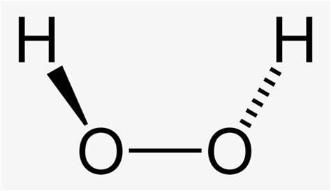 Hydrogen Peroxide 2d - Hydrogen Peroxide Molecular Formula - Free ...