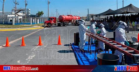 Hoy Tamaulipas Participa Proteccion Civil Tamaulipas En Simulacro