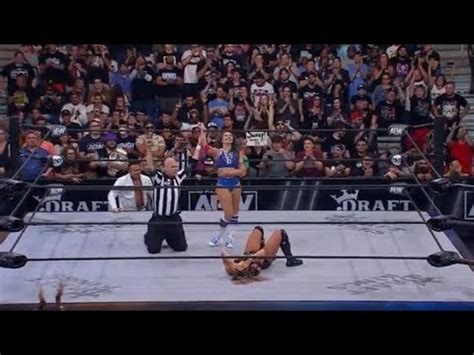 Aew Rampage Sky Blue Defeats Anna Jay In A Owen Hart