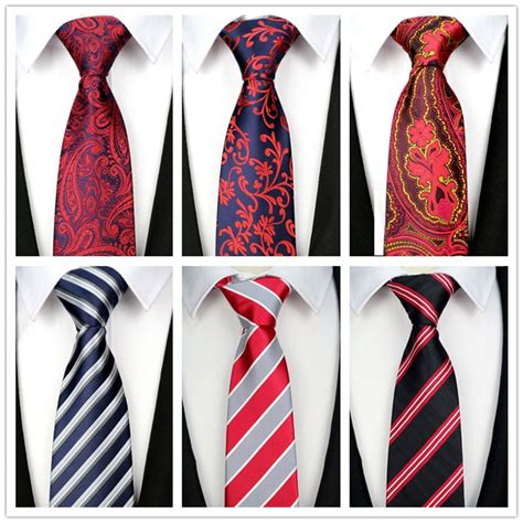 Classic 8cm Silk Men S Ties Stripes Plaids Mix Color Jacquard Woven