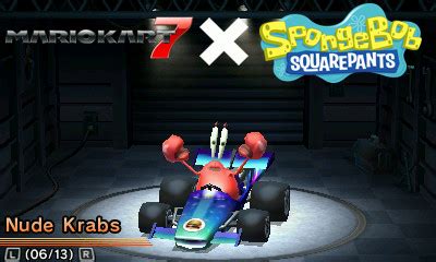 Sensitive Content Naked Mr Krabs Mod For Mario Kart Mk Mods