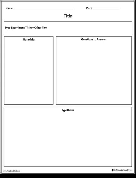 Experimentlab Sheet Generic In 2024 Lab Report Lab Report