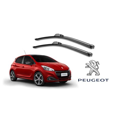 Kit Par Limpador Parabrisa Palheta Peugeot A Silicone