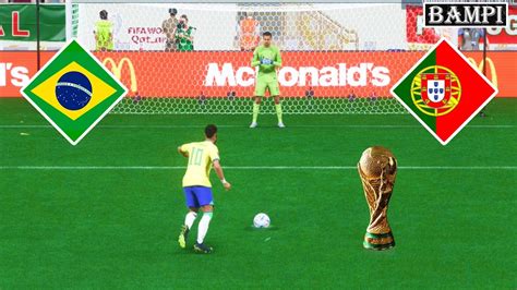 Brazil Vs Portugal Penalty Shootout World Cup Final Neymar Vs Ronaldo Fifa 23 Gameplay