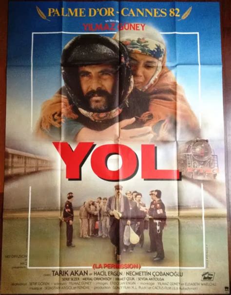 AFFICHE CINÉMA ORIGINALE Yol format 120 x 160 Palme d or Cannes 1982