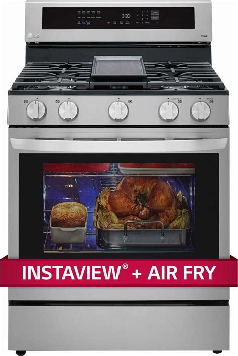 Lg 30 Free Standing Gas Convection Smart Range With Air Fry Dons Appliances Pittsburgh Pa