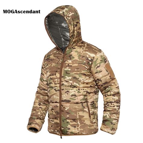 Men S Winter Camouflage Tactical Military Cotton Parka Hooded