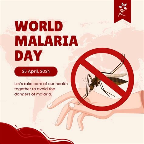 Premium Photo | A poster for world malaria day with a sign that says ...