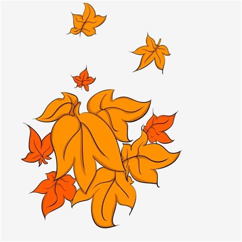 Fall Leaves Pile Cartoon