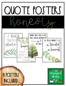 Honesty Poster Ideas