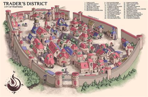 Venatus Maps Fantasy City Map Fantasy City Dnd