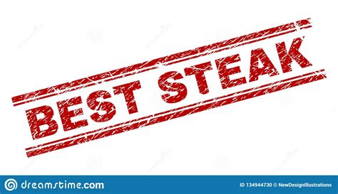 Grunge Textured BEST STEAK Stamp Seal Stock Vector Illustration Of